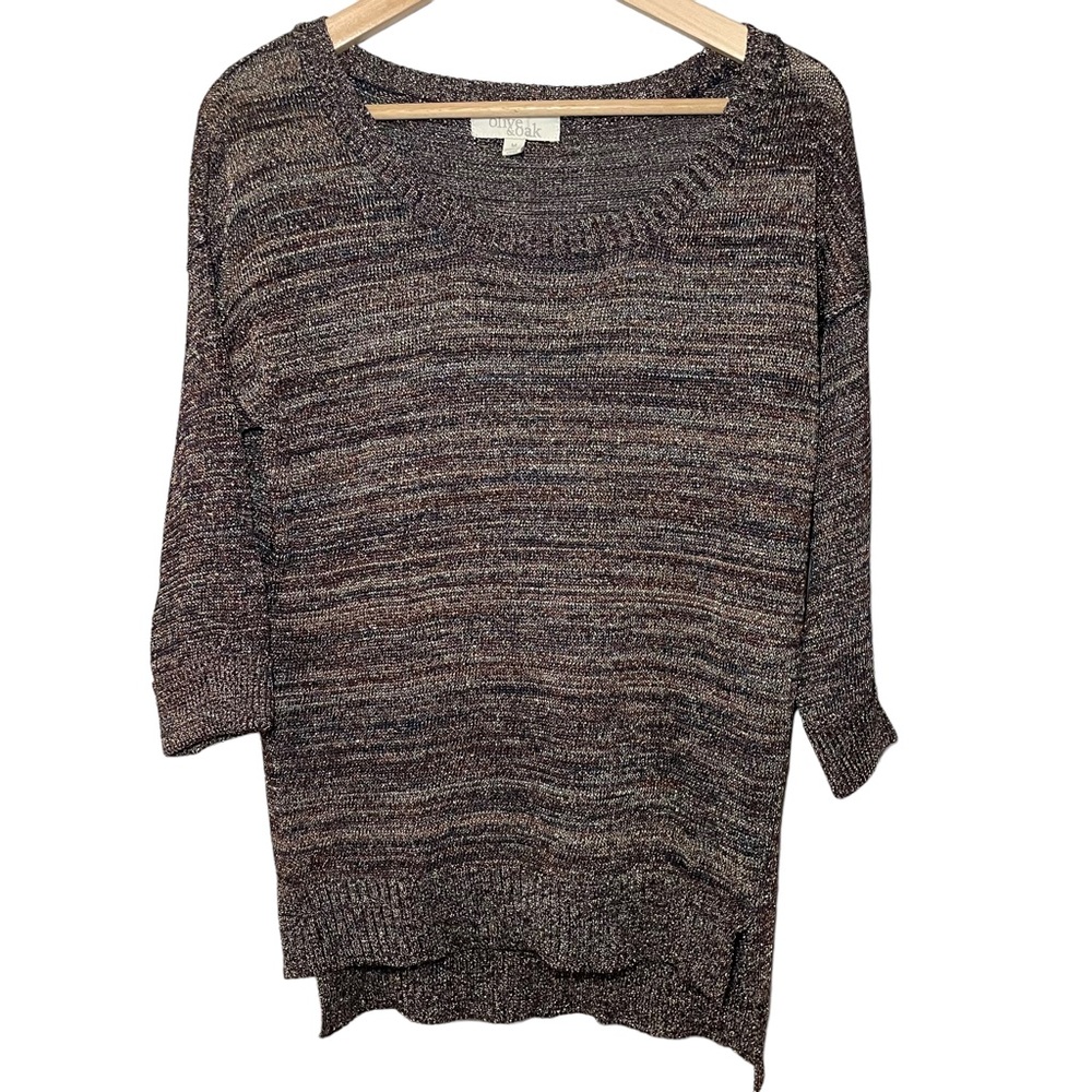 Olive & Oak Metallic Sweater Women’s Size Medium